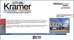 Desktop Screenshot of kramerplumbing.com